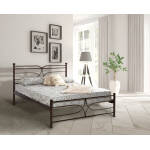 Κρεβάτι Μεταλλικό Ελληνικής κατασκευής Ν10, Χωρίς στρώμα και τάβλες