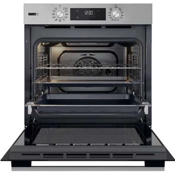 Φούρνος άνω Πάγκου Whirlpool OMSK58HU1SX 71lt με Κεραμικές Εστίες AKT 8090 LX, Π59.5εκ. Inox - Image 2